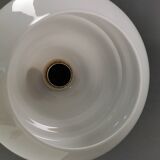 Small hanging lamp in opal glass, Danish and from the 1980s.