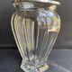 Vase in cut crystal and silver hallmark head of minerva 1st title