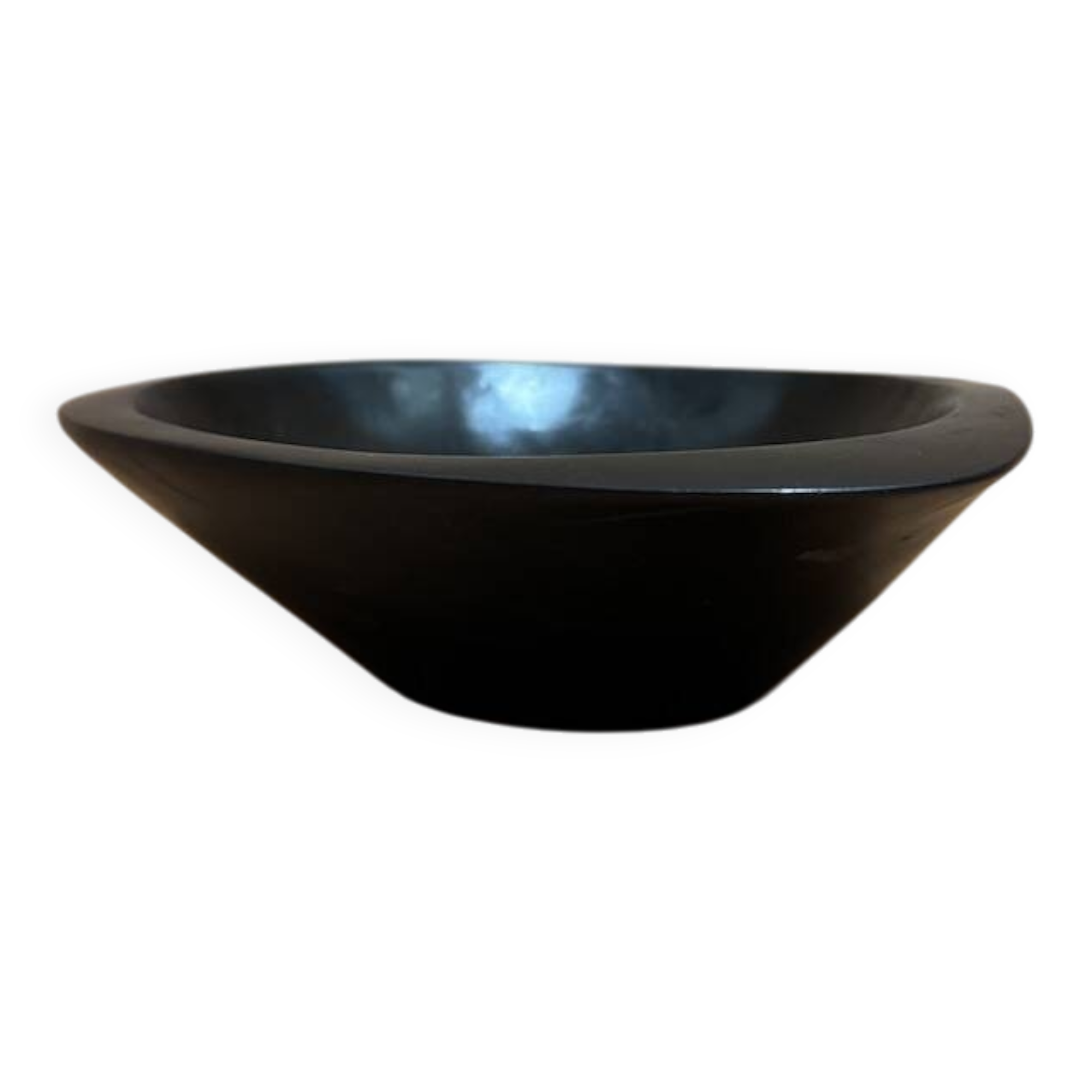 corbeille a fruit bois noir signé