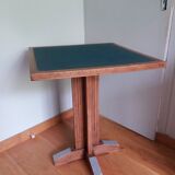 Art Deco game table pedestal table