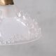 Pair of Mid-Century 'Ice' Glass Pendant Lights