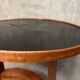 Cherry wood pedestal table
