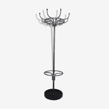 Retro metal bistro coat rack