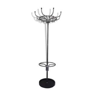 Retro metal bistro coat rack