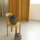 Woven ball suspension on metal structure / D 27cm