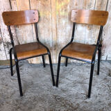 Pair of Mullca 511 chairs
