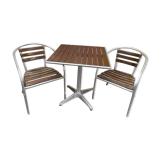 Parisian coffee set bistro vintage terrace 1980s