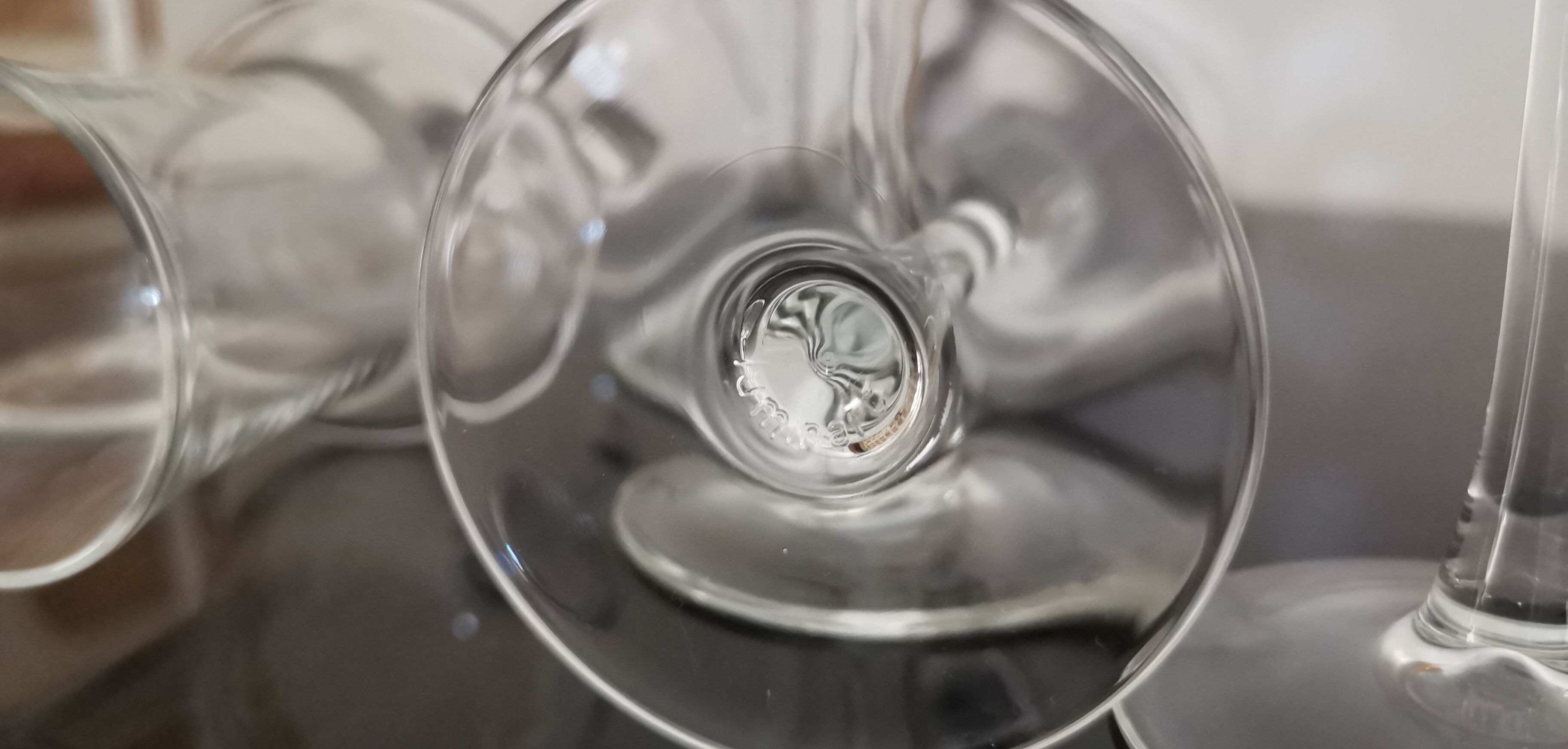 Set of 6 crystal glasses with grappa/digestive Italian Luminarc
