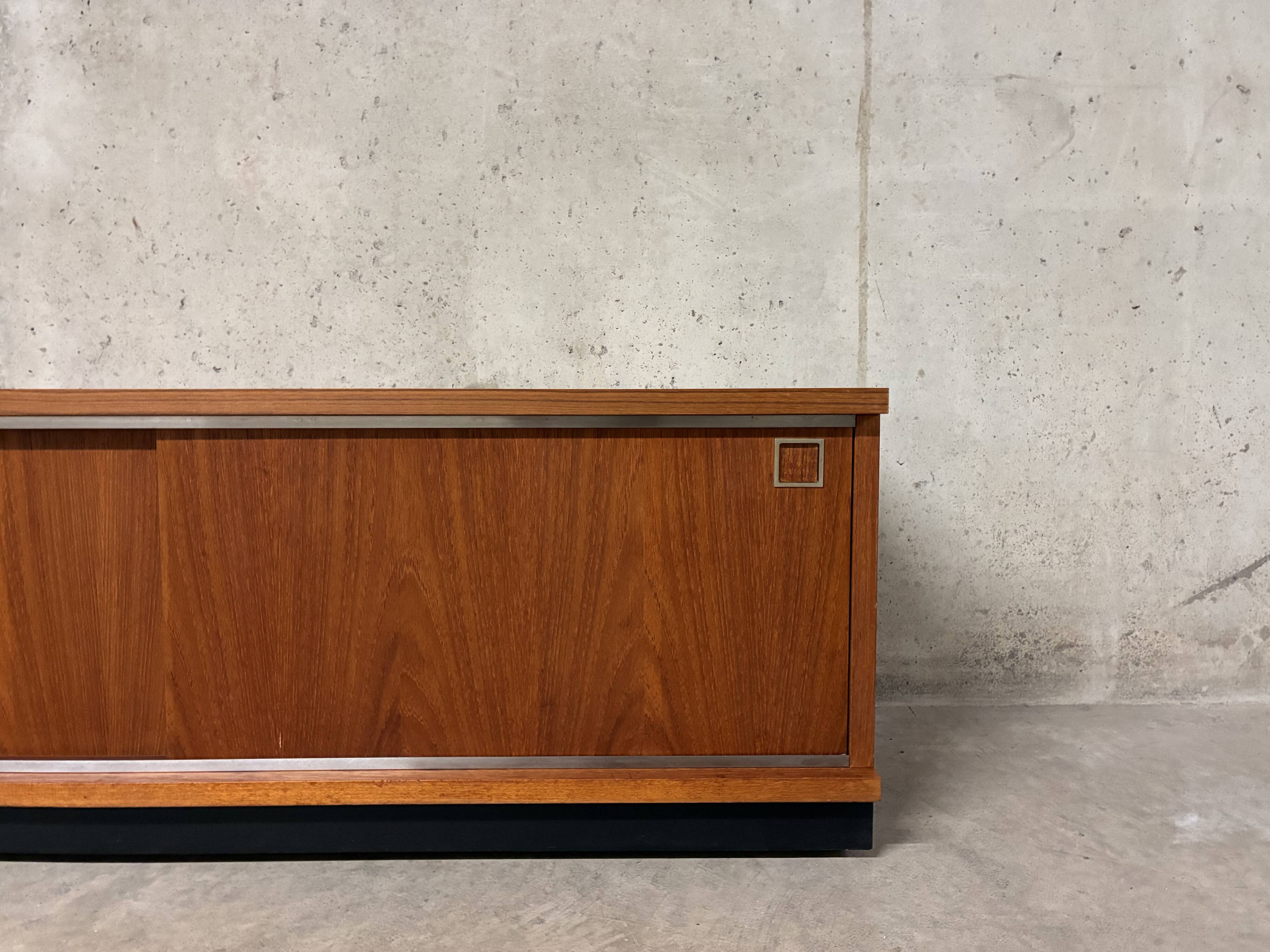 Low modernist teak sideboard Paolozzi vintage Monopoly 1960s