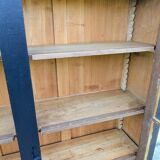 Glass display cabinet, 19th century.