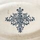Oval iron earth dish