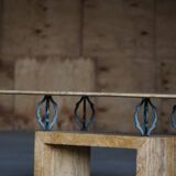 Mid-century rectangular marble coffee table, made in Italy, 1970s.