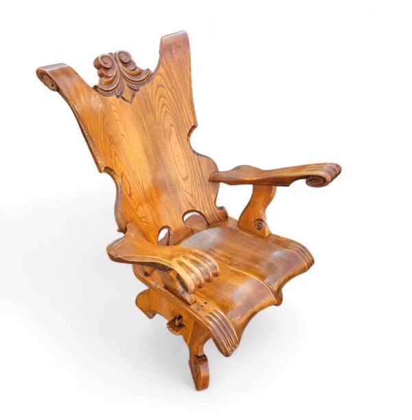Chaise en chêne Oirschot / Chaise Heer / Chaise Gentleman / Chaise Griffe / Années 1960