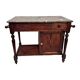 French bathroom vanity with marble top