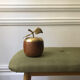 Brass apple and olive wood