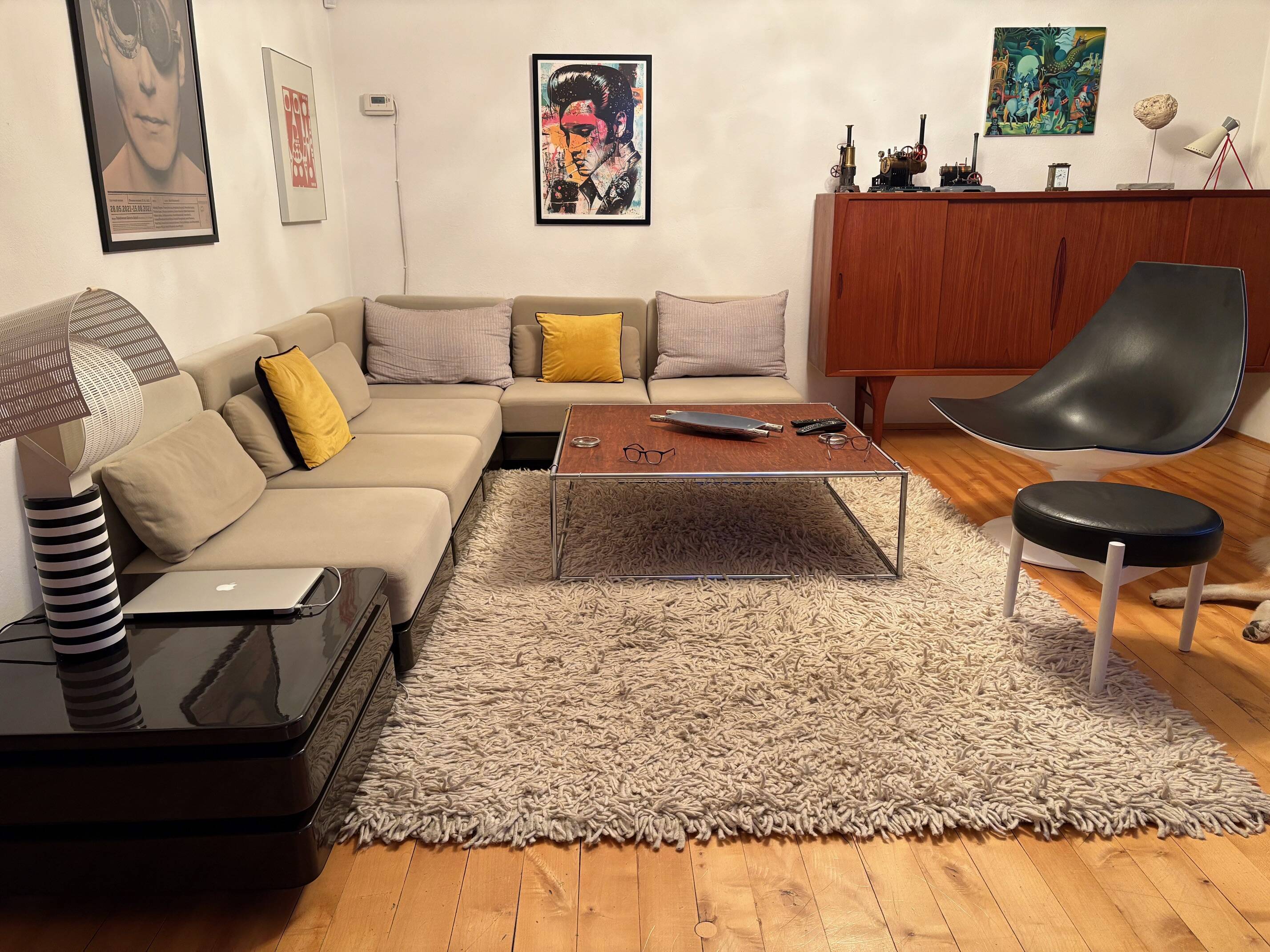 Admiral coffee table, designed by Karin Mobring, Ikea, Sweden, 1970s.