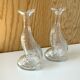 Duo de carafes poisson