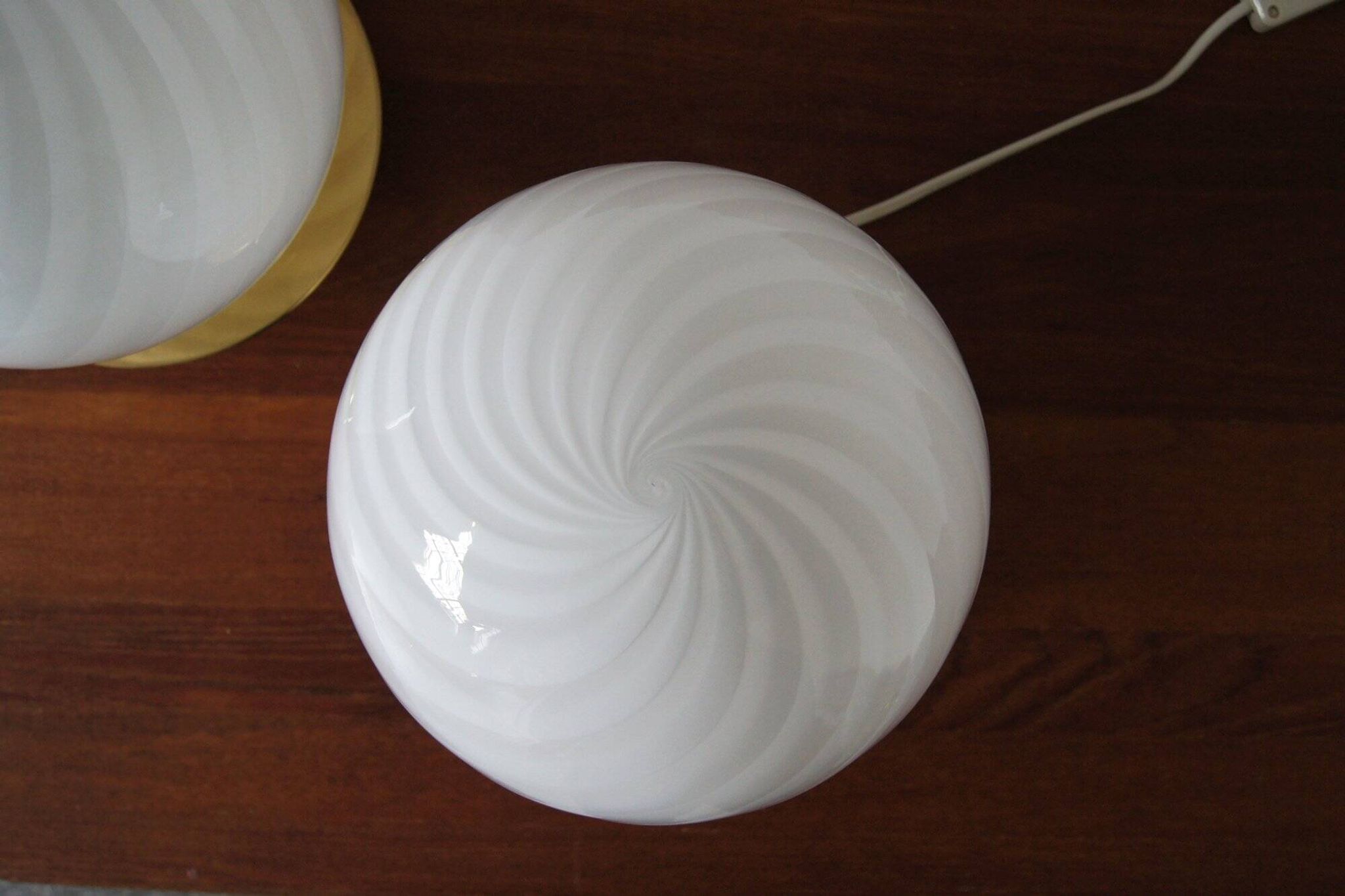 Table Lamps style 'Tessuto' design Paolo Venini Italy set of 2