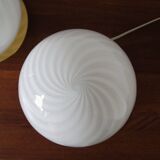 Table Lamps style 'Tessuto' design Paolo Venini Italy set of 2