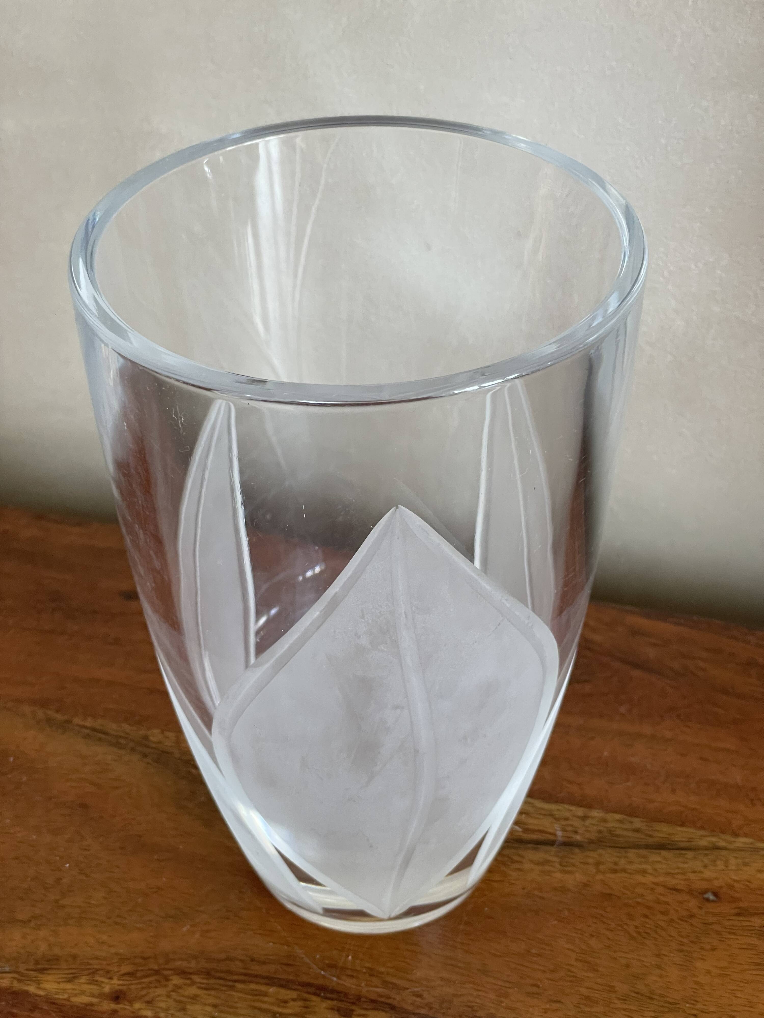 Crystal vase