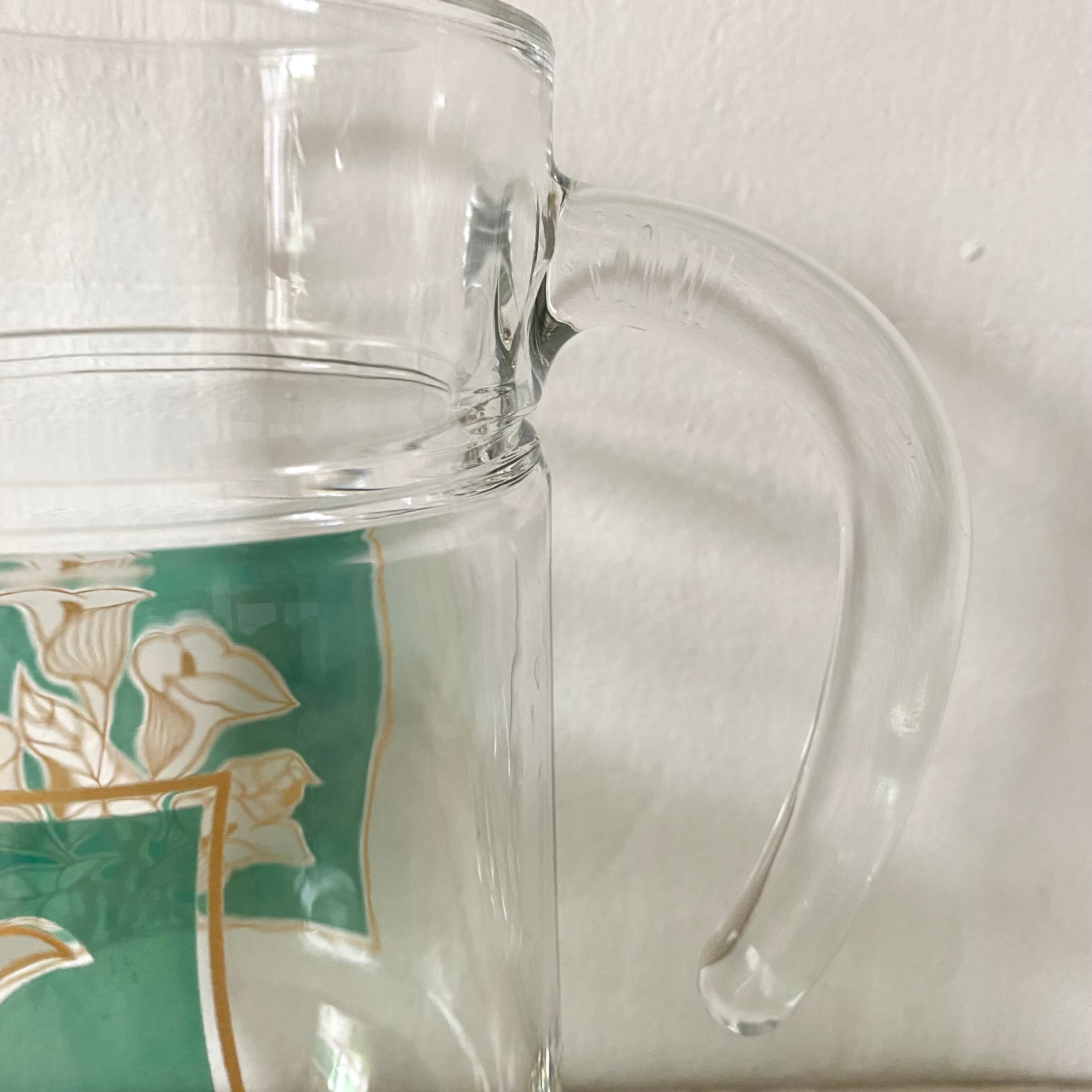 Vintage glass pitcher
