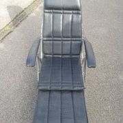 Vintage maule marga airstream reclining folding chair footrest design 1970