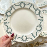 7 plates Terre de fer Longchamp model Villey