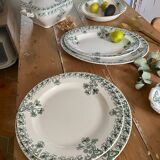 Round dish bfk boch brothers keramis nasturtium model, large model