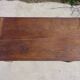 Old farmhouse table made entirely of restored solid oak.