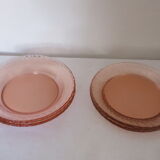 Service of 8 plates Rosaline Arcoroc