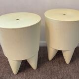 Duo of Bubu stools by Philippe Starck