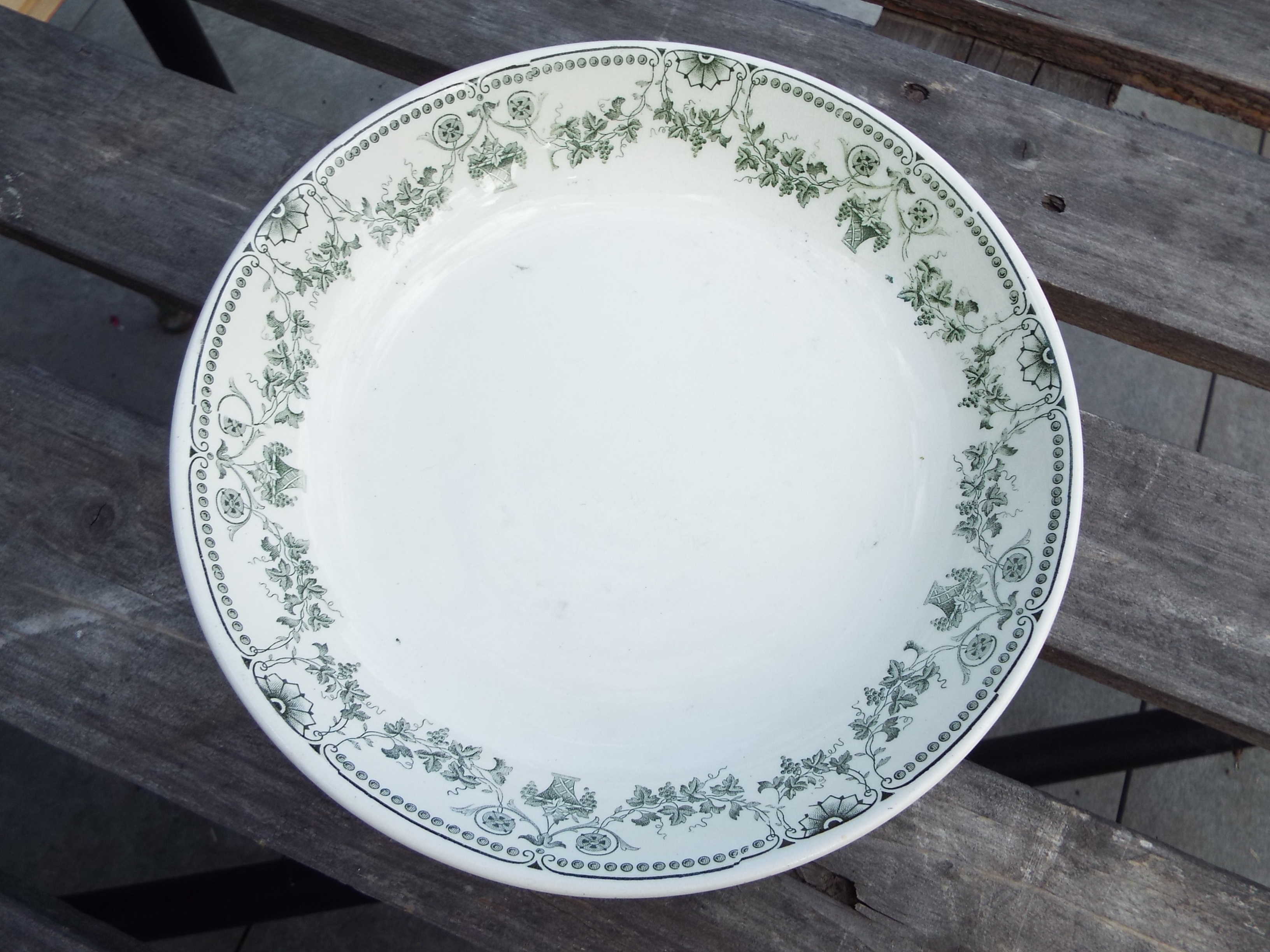 Dish badonviller model champagne