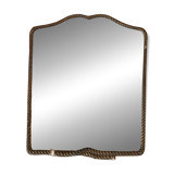 Vintage rope effect mirror