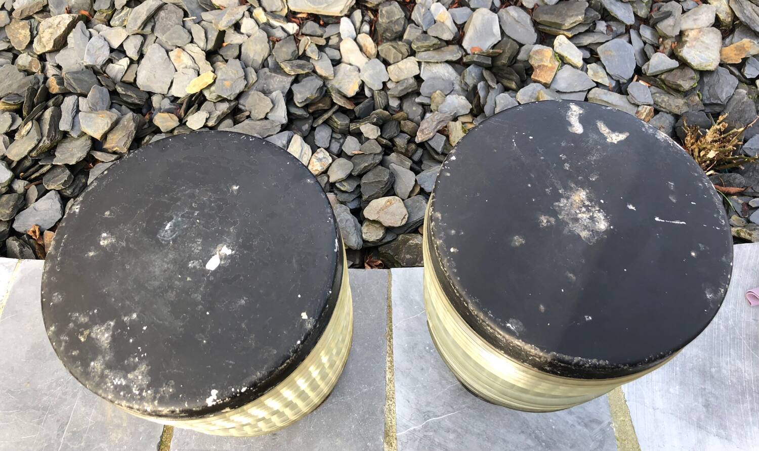 Pair of vintage bur leuchten lamps from the 60s