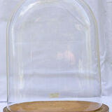 Vintage oval glass globe 36 cm high