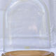 Globe en verre ovale 36 cm haute