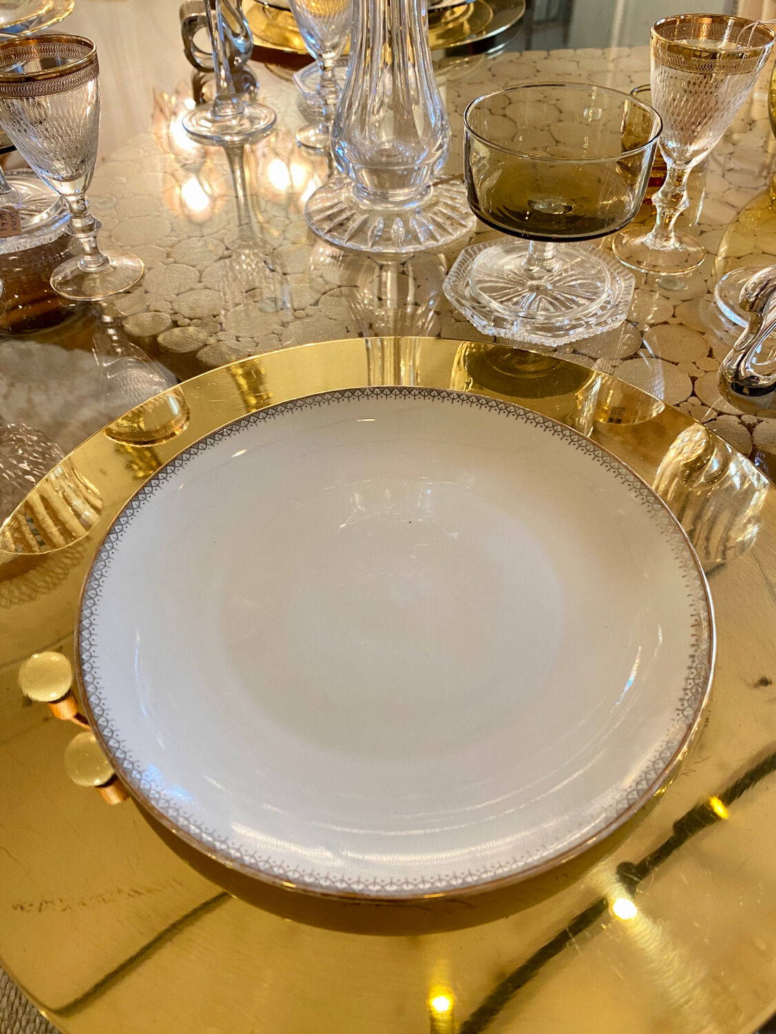 Set of 10 Bavaria dessert plates