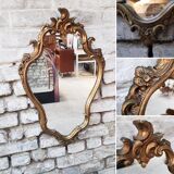 Gilded baroque mirror