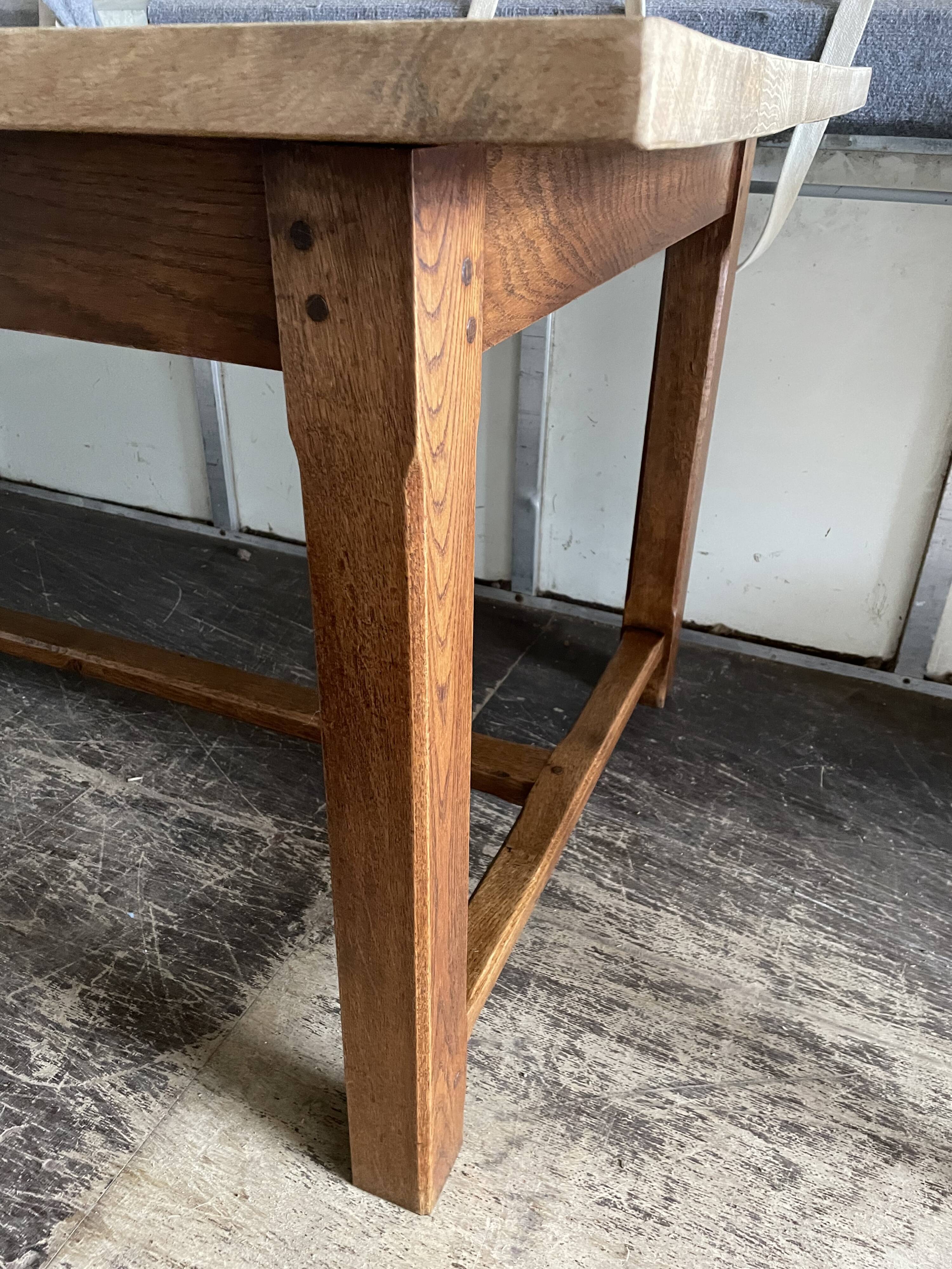 Oak farmhouse table