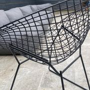 Pair of Harry Bertoia KNOLL 1950s vintage small diamond armchairs