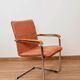 Bauhaus desk chair chrome granola 1970