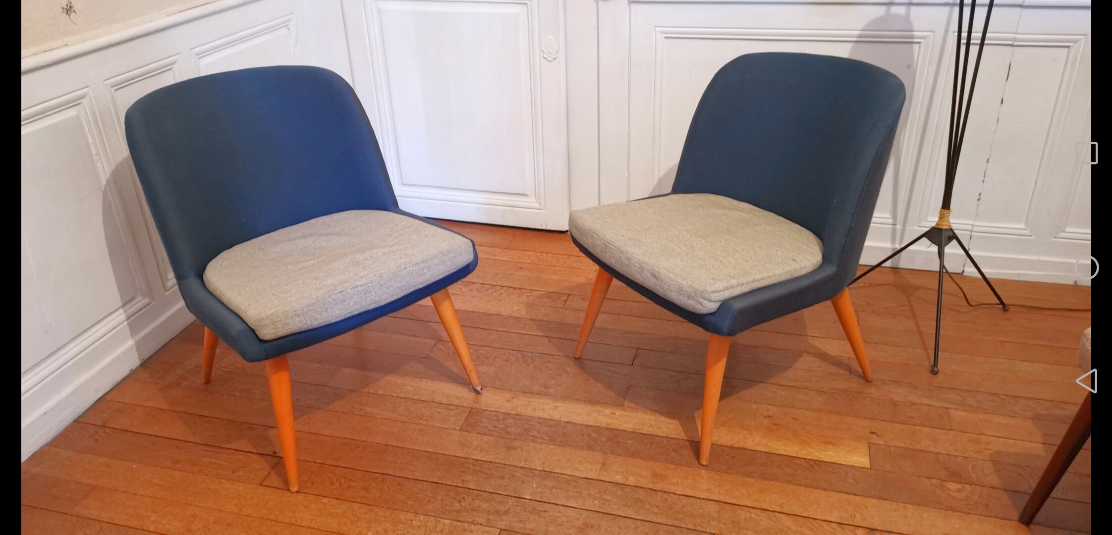 Pair of armchairs