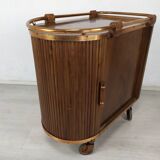 Rolling service art deco bar