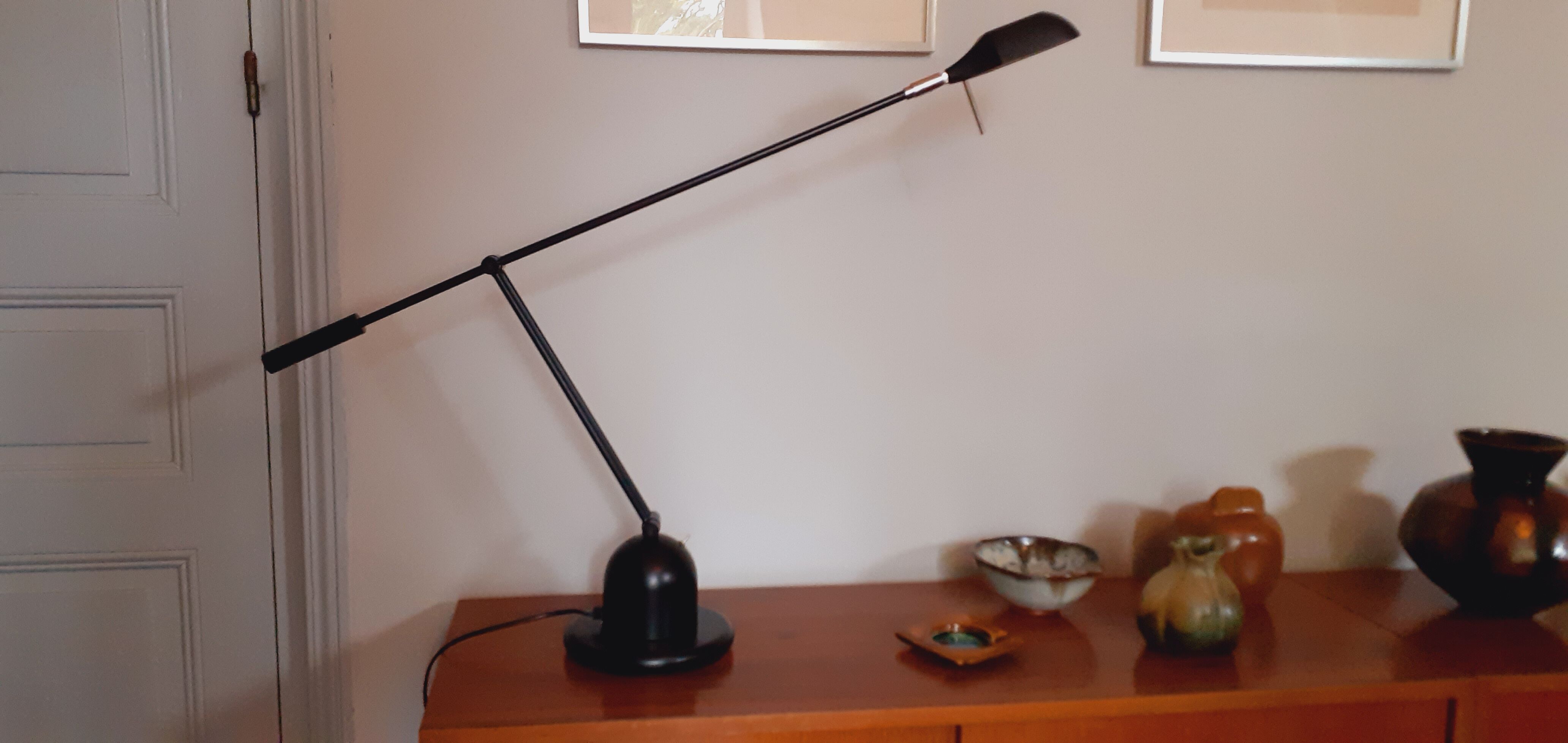 Desk lamp Stilplast vintage Italian design 80s