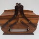 Former articulated worker in walnut-coloured wood