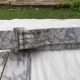 Fireplace modillon Napoleon III in gray marble of the nineteenth