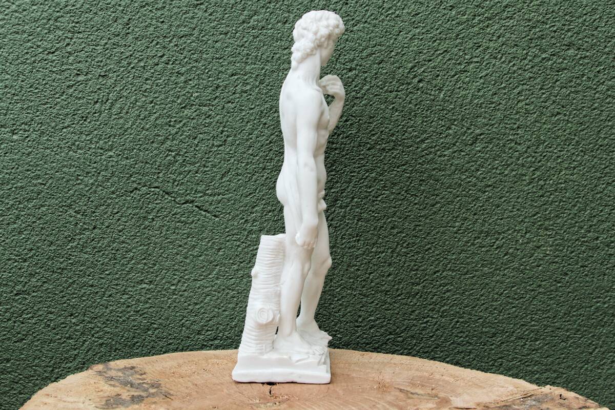 Alabaster reproduction, David by Michelangelo