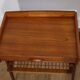 Vintage teak and rattan bedside, 1960