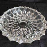 Glass crystal ashtray