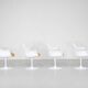Set of 4 Tulip armchairs by Eero Saarinen for Knoll International - 1960s